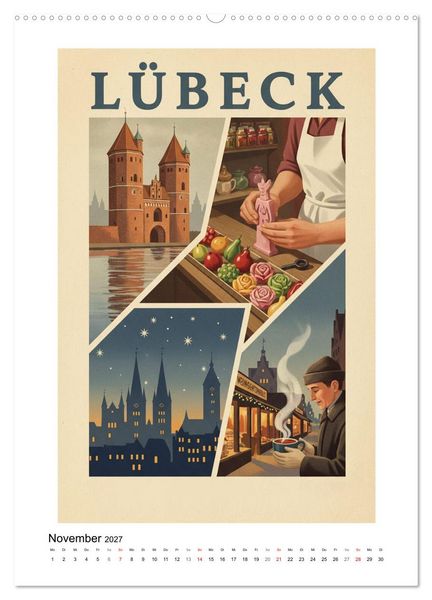 Produktbild: Sehnsucht Deutschland &ndash; Die Mid-Century Collection (hochwertiger Premium Wandkalender 2027 DIN A2 hoch), Kunstdruck in Hochglanz