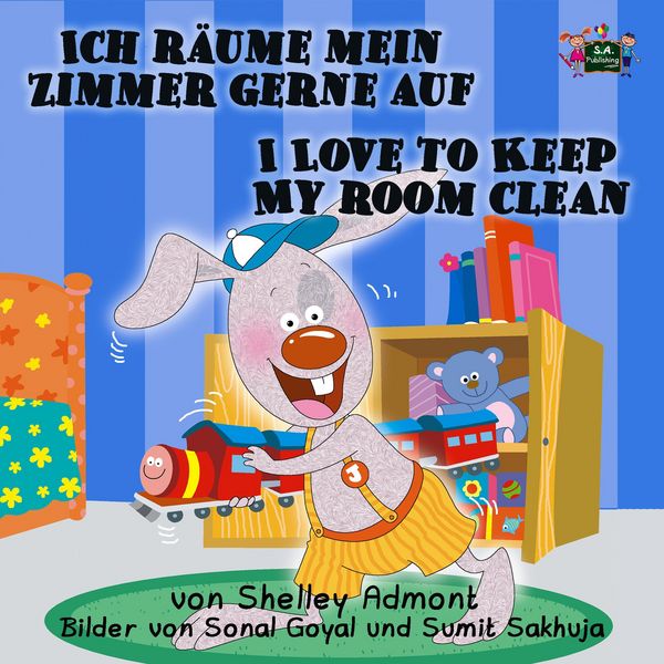 Produktbild: Ich r&auml;ume mein Zimmer gerne auf I Love to Keep My Room Clean (Bilingual German Book for Kids)