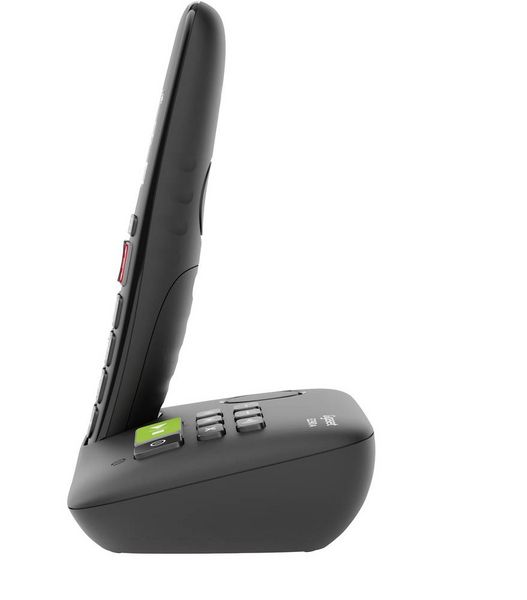 Produktbild: Gigaset E290A DECT/GAP Schnurloses Telefon analog f&uuml;r H&ouml;rger&auml;te kompatibel, Anrufbeantworter, Freisprechen, Babyphone Schwarz