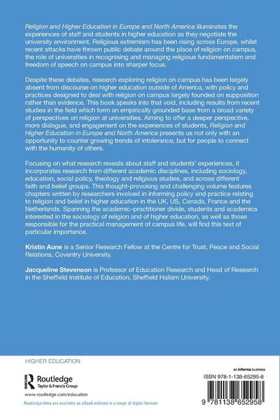 Produktbild: Religion and Higher Education in Europe and North America