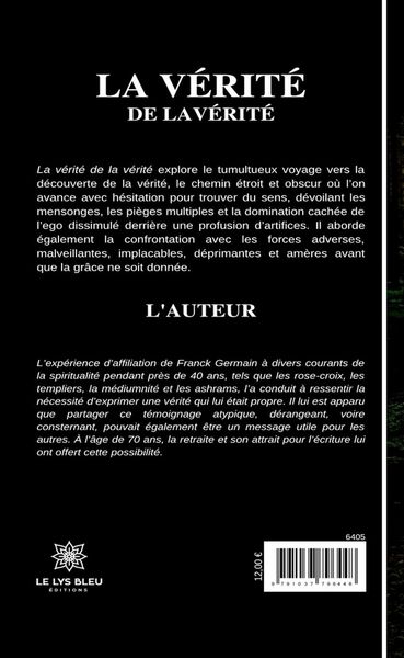 Produktbild: Franck Germain: V&eacute;rit&eacute; de lav&eacute;rit&eacute;