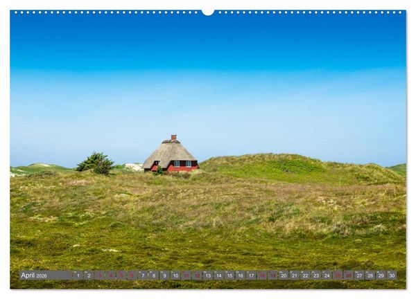 Produktbild: D&auml;nemark - Die wundersch&ouml;ne Westk&uuml;ste (hochwertiger Premium Wandkalender 2026 DIN A2 quer), Kunstdruck in Hochglanz