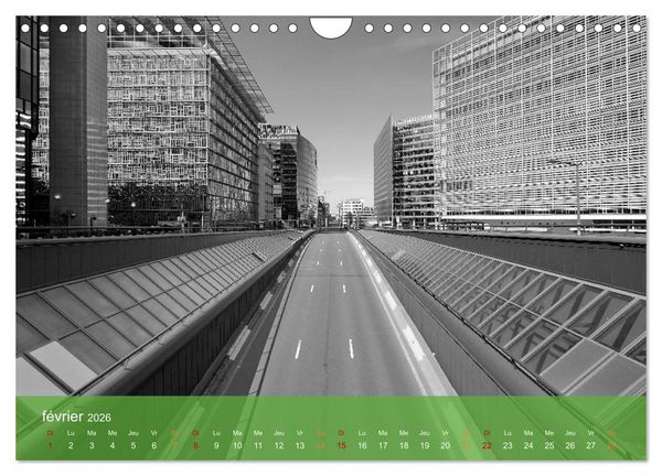 Produktbild: Bruxelles en confinement (Calendrier mural 2026 DIN A4 vertical), CALVENDO calendrier mensuel
