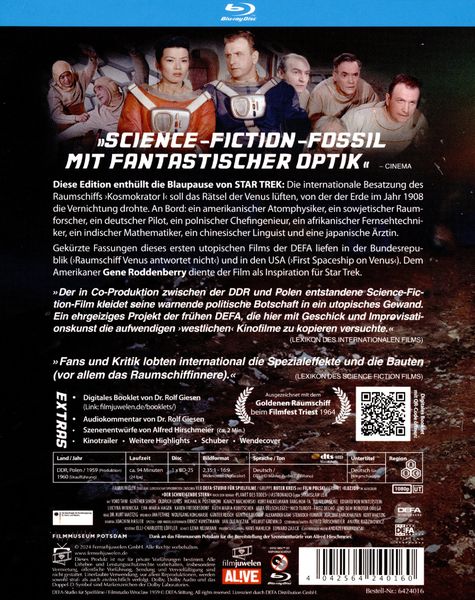 Produktbild: Der schweigende Stern (1959) (Filmjuwelen / DEFA Science Fiction)