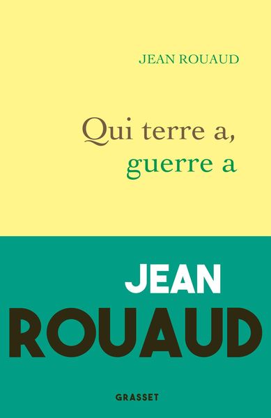 Produktbild: Qui terre a, guerre a