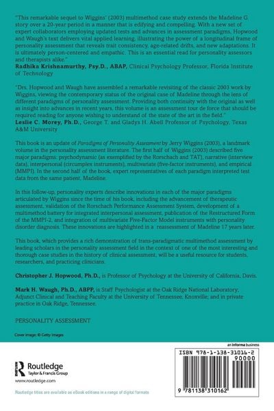 Produktbild: Personality Assessment Paradigms and Methods