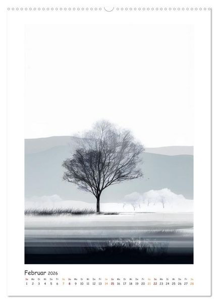 Produktbild: Klare Perspektiven (hochwertiger Premium Wandkalender 2026 DIN A2 hoch), Kunstdruck in Hochglanz