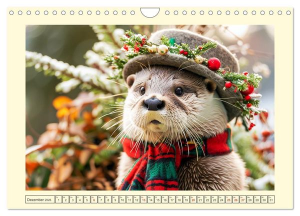 Produktbild: Modische Welle im Fischotter-Land. Charme und Stil (Wandkalender 2026 DIN A4 quer), CALVENDO Monatskalender