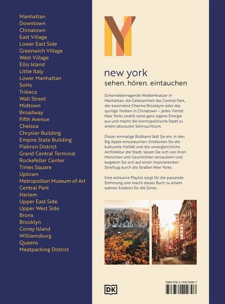 Produktbild: New York: Sehen. H&ouml;ren. Eintauchen