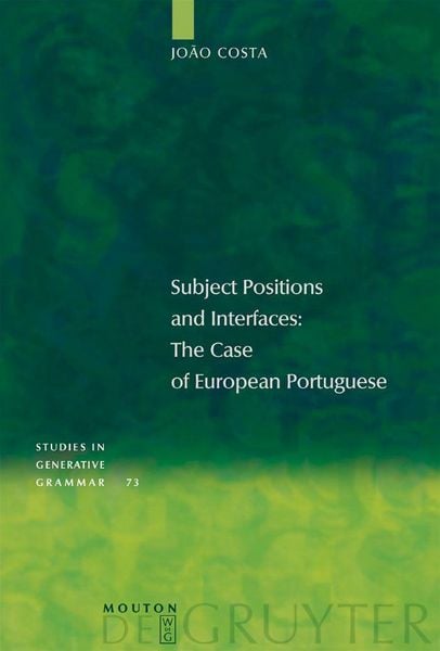 Produktbild: Subject Positions and Interfaces