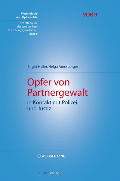 Produktbild: Opfer von Partnergewalt in Kontakt mit Polizei und Justiz