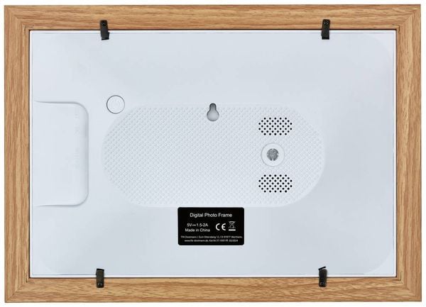 Produktbild: TFA Dostmann FRAMEO App Digitaler WiFi-Bilderrahmen 25.7 cm 10.1 Zoll 1280 x 800 Pixel 32 GB Braun, Weiß
