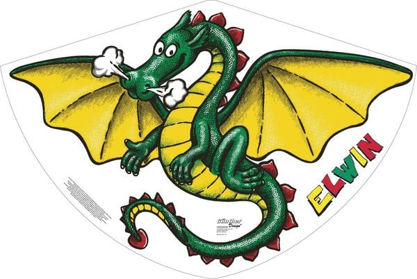 Produktbild: Drachen Elwin Drache, 92x62cm G&Uuml;NTH