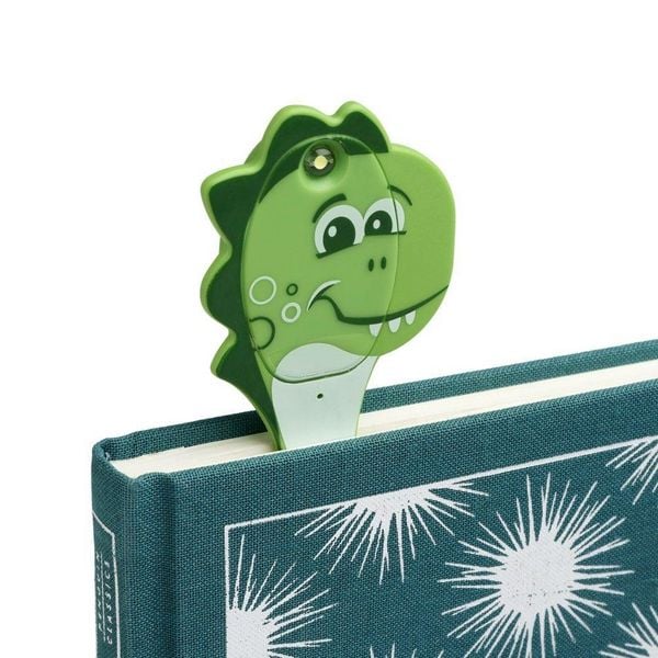 Produktbild: Flexilight Pals Leselicht Dino Gr&uuml;n &ndash; 2-in-1 LED-Leselicht