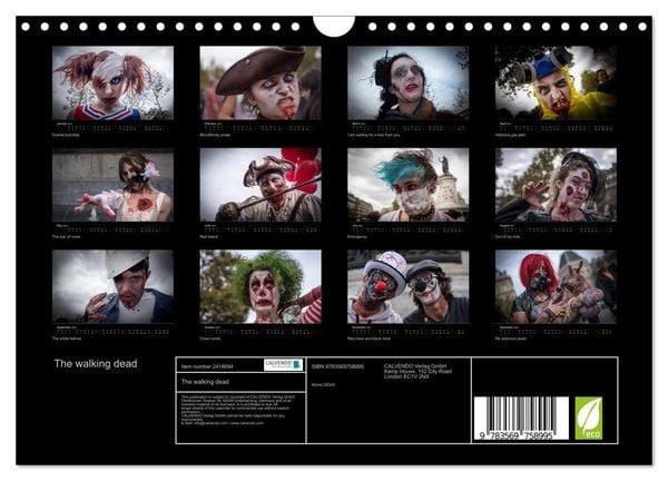 Produktbild: The walking dead (Wall Calendar 2027 DIN A4 landscape), CALVENDO 12 Month Wall Calendar