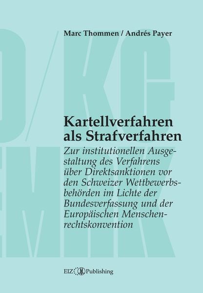 Produktbild: Kartellverfahren als Strafverfahren