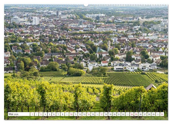 Produktbild: Baden-W&uuml;rttemberg - Heilbronn (hochwertiger Premium Wandkalender 2026 DIN A2 quer), Kunstdruck in Hochglanz