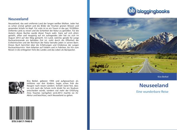 Neuseeland, Taschenbuch von Kira Berkel, Bloggingbooks, 9783841774460