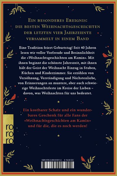 Produktbild: Die sch&ouml;nsten Weihnachtsgeschichten am Kamin aus 40 Jahren