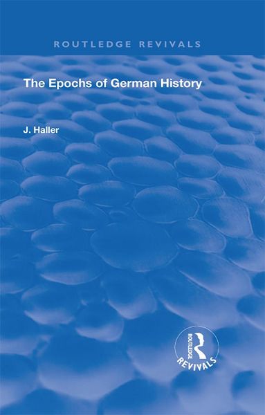 Produktbild: The Epochs of German History