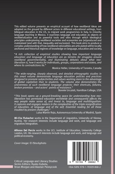 Produktbild: Language, Education and Neoliberalism