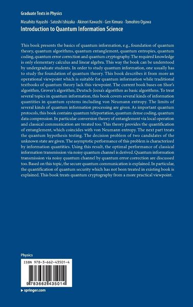 Produktbild: Introduction to Quantum Information Science