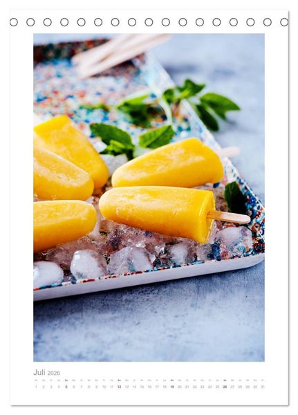 Produktbild: Himmlisch lecker! S&uuml;&szlig;e Desserts und andere Naschereien (Tischkalender 2026 DIN A5 hoch), CALVENDO Monatskalender