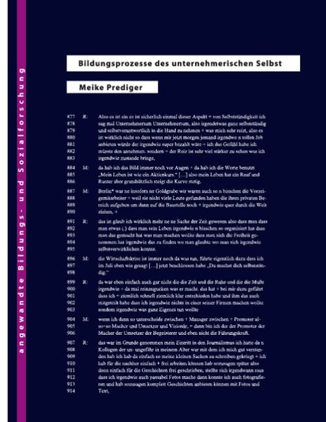 Produktbild: Bildungsprozesse des unternehmerischen Selbst