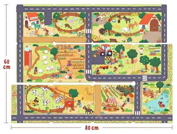 Produktbild: Mein Spielteppich-Buch. Bauernhof