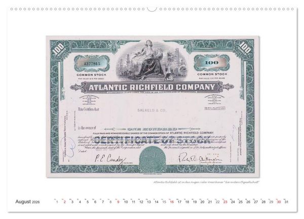 Produktbild: Aktien & Wertpapiere (Wandkalender 2026 DIN A2 quer), CALVENDO Monatskalender