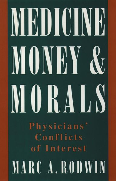 Produktbild: Medicine, Money, and Morals