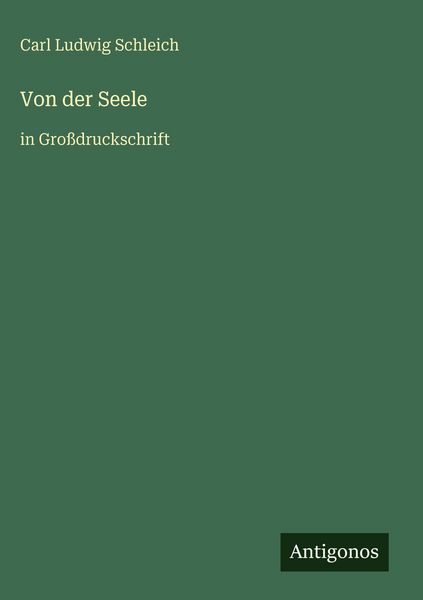 Produktbild: Von der Seele