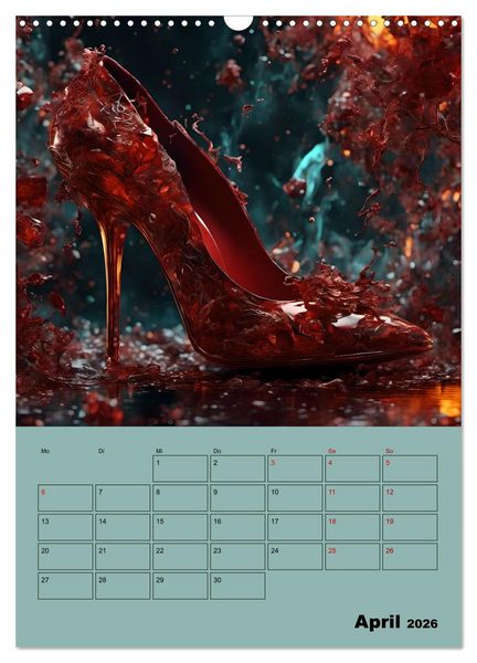 Produktbild: Verzaubert durch High Heels &ndash; Ein Kalender f&uuml;r Schuhliebhaber (Wandkalender 2026 DIN A3 hoch), CALVENDO Monatskalender