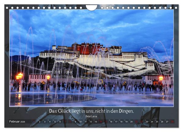 Produktbild: Facettenreiches Tibet (Wandkalender 2026 DIN A4 quer), CALVENDO Monatskalender