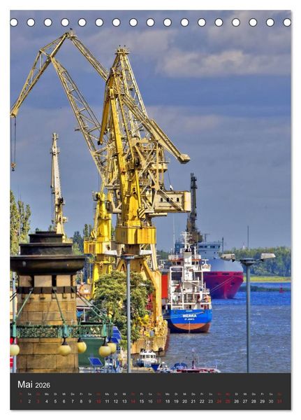 Produktbild: Stettin Szczecin (Tischkalender 2026 DIN A5 hoch), CALVENDO Monatskalender