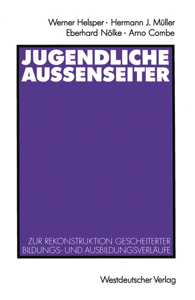Produktbild: Jugendliche Au&szlig;enseiter