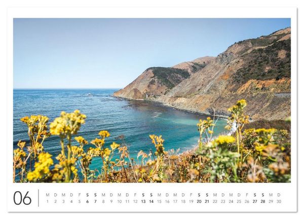 Produktbild: California Highway No. 1 - Die sch&ouml;nste K&uuml;stenstra&szlig;e der USA (Wandkalender 2026 DIN A4 quer), CALVENDO Monatskalender