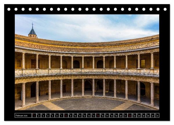 Produktbild: Andalusien - Die Seele Spaniens (Tischkalender 2026 DIN A5 quer), CALVENDO Monatskalender