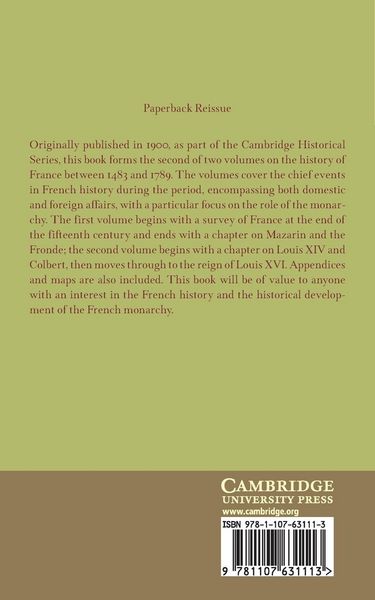Produktbild: The French Monarchy 1483 1789