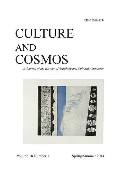 Produktbild: Culture and Cosmos Vol 18 Number 1