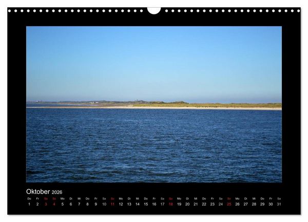 Produktbild: Juist &ndash; Insel im Wattenmeer (Wandkalender 2026 DIN A3 quer), CALVENDO Monatskalender