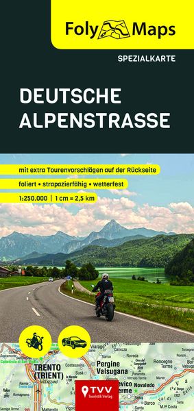 FolyMaps Deutsche Alpenstraße Spezialkarte, Karte von , TVV Touristik-Verlag GmbH, 978-3-937063-96-6