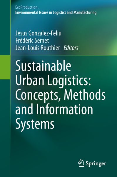 Produktbild: Sustainable Urban Logistics: Concepts, Methods and Information Systems