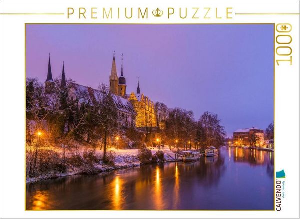 Produktbild: CALVENDO Puzzle Schloss Merseburg | 1000 Teile Lege-Gr&ouml;&szlig;e 64x48cm Foto-Puzzle f&uuml;r gl&uuml;ckliche Stunden