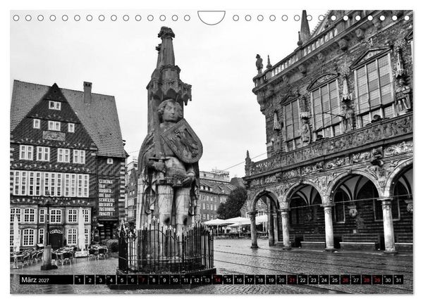 Produktbild: Historisches Bremen (Wandkalender 2027 DIN A4 quer), CALVENDO Monatskalender