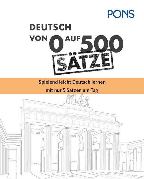 Produktbild: PONS Von 0 auf 500 S&auml;tze Deutsch