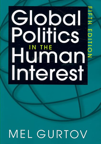 Produktbild: Gurtov, M:  Global Politics in the Human Interest