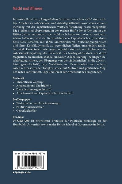Produktbild: Macht und Effizienz