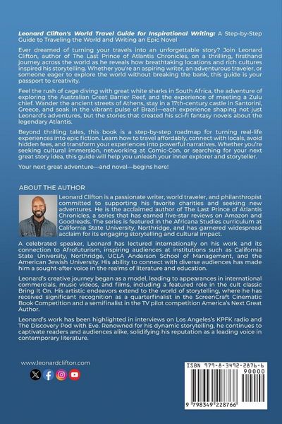 Produktbild: Leonard Clifton's World Travel Guide for Inspirational Writing