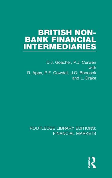 Produktbild: British Non-Bank Financial Intermediaries